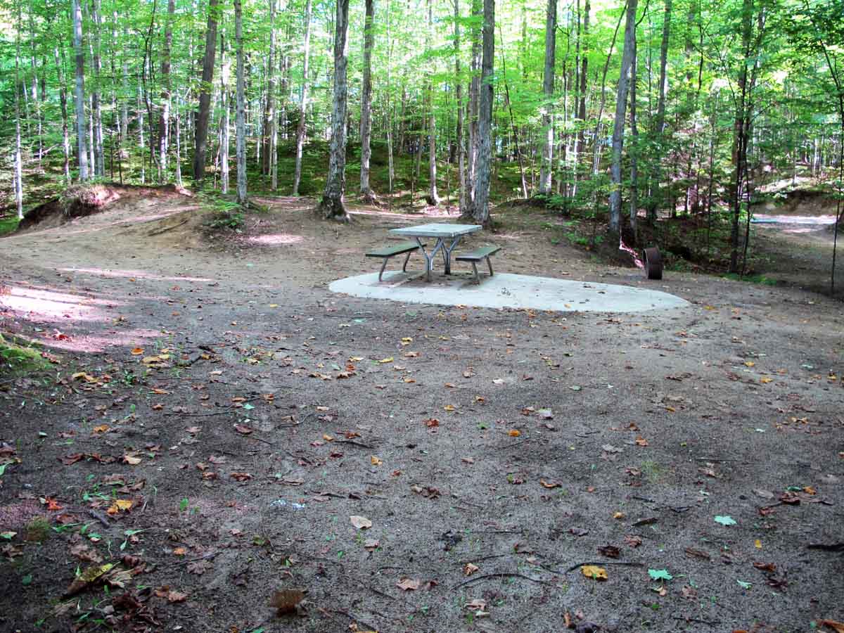 Family Camping Wooded Site White Sands Campground